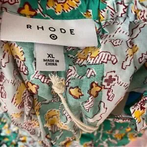 Rhode Tops RHODE | Tops | New Rhode X Target Womens Green Floral Crop Top | Poshmark